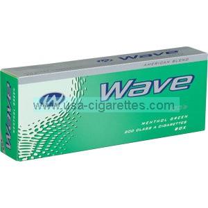 Wave Menthol Green 100's cigarettes